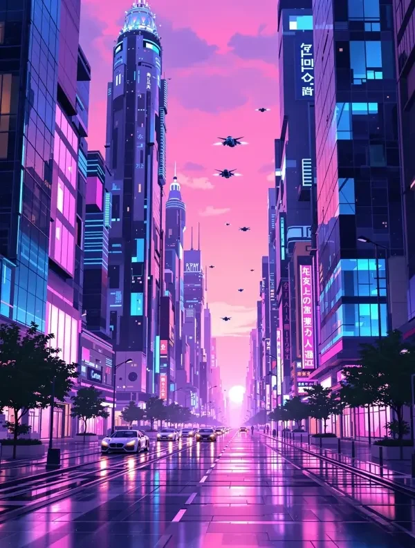 未来都市 番剧封面 - 乐乐动漫